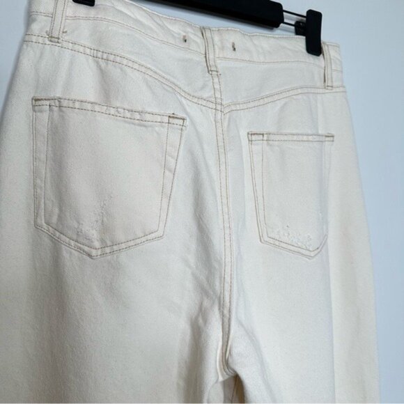 Free People Ranger Wide Leg Jeans in White - Picture 7 of 10